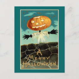 Cartão Postal De Festividades Um Halloween Feliz