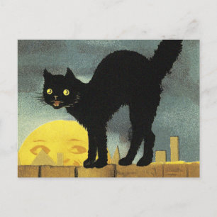 Cartão Postal De Festividades Um Halloween Feliz