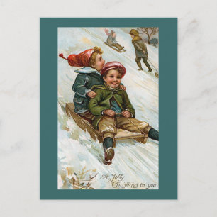 Cartão Postal De Festividades "Um Natal Jolly para você"