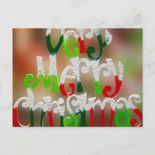 Cartão Postal De Festividades Um Natal Muito Feliz