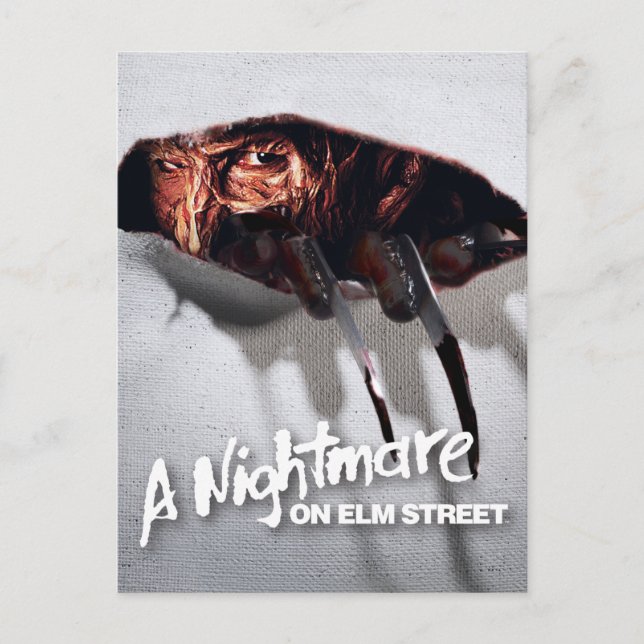 Cartão Postal De Festividades Um pesadelo na Elm Street | Freddy Krueger Peeking (Frente)
