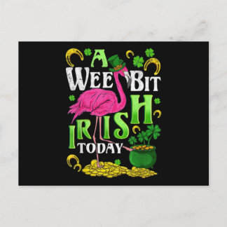 Cartão Postal De Festividades Um Pouquinho Irlandês Hoje Dia de São Patrício Fla