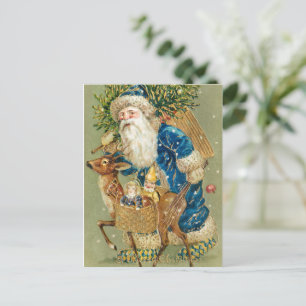 Cartão Postal De Festividades Uma bela arte de vintagem de Natal