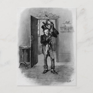 Cartão Postal De Festividades Uma canção de natal do Natal: Tim minúsculo