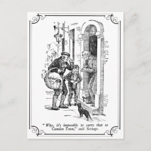 Cartão Postal De Festividades Uma Carol de Natal: Por que, é impossível