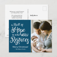 Uma emoção de Hope Blue Christmas Baby