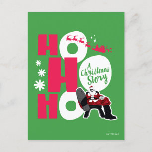 Cartão Postal De Festividades Uma História de Natal   Ho Ho Ho