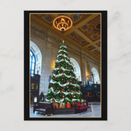 Cartão Postal De Festividades Union Station Christmas Tree (Árvore de Natal da E