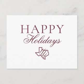 Cartão Postal De Festividades Universidade do Texas A&M - San Antonio | Logotipo