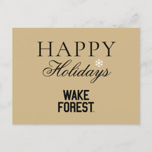 Cartão Postal De Festividades Universidade Wake Forest   Wake Forest