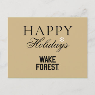 Cartão Postal De Festividades Universidade Wake Forest | Wake Forest