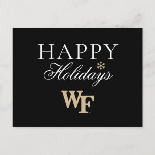 Cartão Postal De Festividades Universidade Wake Forest   WF
