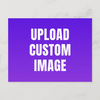 Cartão Postal De Festividades Upload Custom Image - Add Your Own To Print On A