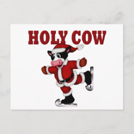 Cartão Postal De Festividades Vaca Sagrada de Natal