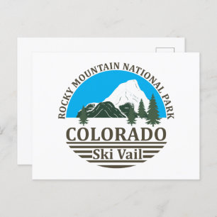 Cartão Postal De Festividades Vail Colorado ski Resort