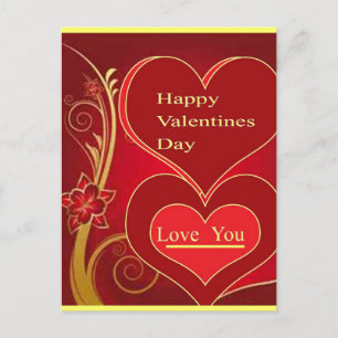 Cartão Postal De Festividades Valentine day gift Design by Mojisola A Gbadamosi