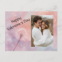 Cartão Postal De Festividades Valentine’s Day Custom Photo Card for Couples