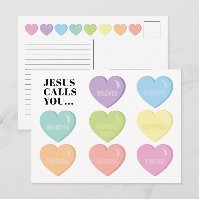 Cartão Postal De Festividades Valentine's Day Postcard (Frente/Verso)