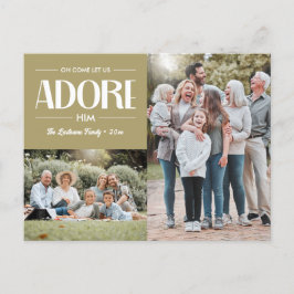 Cartão Postal De Festividades Vamos Adorá-Lo, TAN Christian 2 Foto