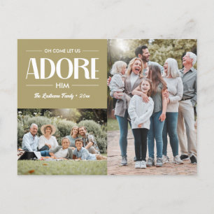 Cartão Postal De Festividades Vamos Adorá-Lo, TAN Christian 2 Foto