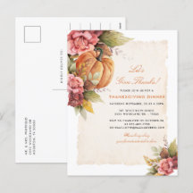 Vamos de Ação de Graças para Obrigados