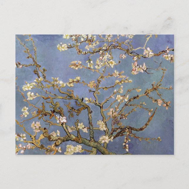 Cartão Postal De Festividades Van Gogh Almond Blossom (Frente)