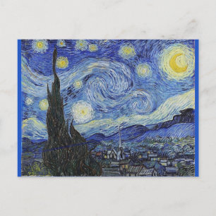 Cartão Postal De Festividades Van Gogh, Starry Night