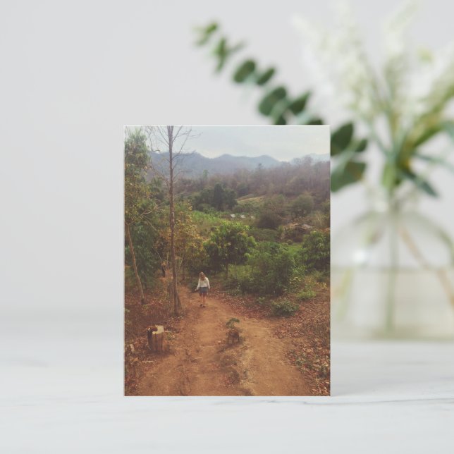 Cartão Postal De Festividades Vang Vieng (Em pé/Frente)