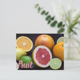 Cartão Postal De Festividades Variação da laranja, limão, mandarina,
