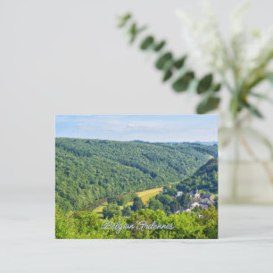 Cartão Postal De Festividades Verão nas Ardenas belgas