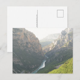 Cartão Postal De Festividades Verdon Gorge, França