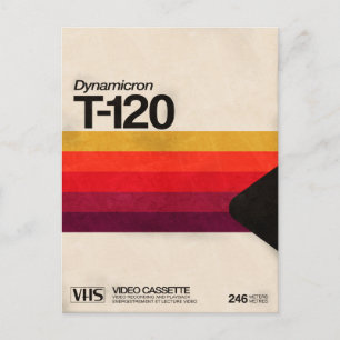 Cartão Postal De Festividades VHS Cassette 80s