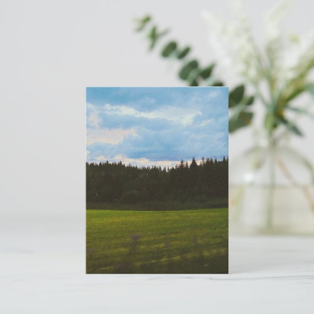 Cartão Postal De Festividades Viagem de Hälsingland Road (Em pé/Frente)