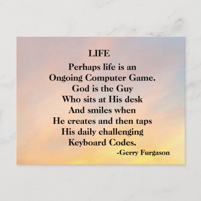 CARTÃO POSTAL DE FESTIVIDADES VIDA (Frente)