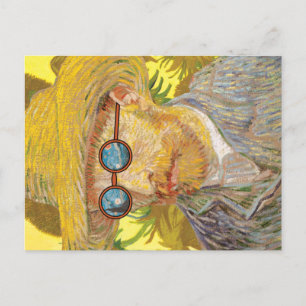 Cartão Postal De Festividades Vincent Van Gogh com Cartão-postal de Natal