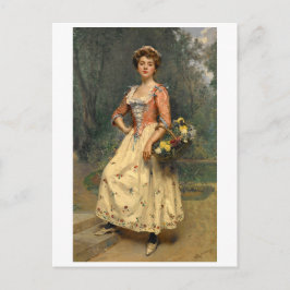 Cartão Postal De Festividades Vintage Art espanhol