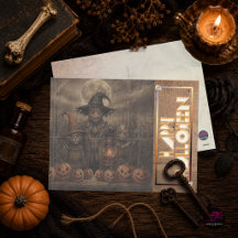 Vintage Assustador Espantalho Halloween