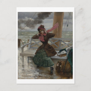 Cartão Postal De Festividades Vintage French Art