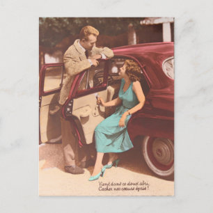 Cartão Postal De Festividades Vintage French St Valentine's Postcard 1