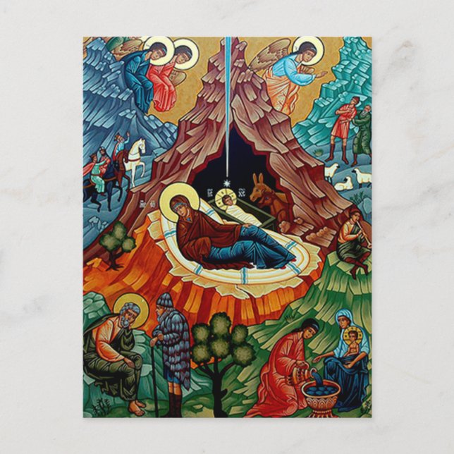 Cartão Postal De Festividades Vintage: Natal - (Frente)