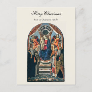 Cartão Postal De Festividades Vintage Natal Religioso Natividade Cristã