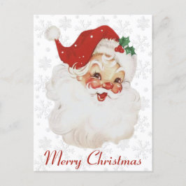 Cartão Postal De Festividades Vintage Retro Jolly Papais noeis Natal Personaliza