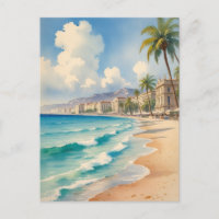 Vintage Style Monte Carlo Beach Viagem