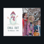Cartão Postal De Festividades Vintage Style Winter Christmas Family Photo<br><div class="desc">Um bonitinho bonitinho temático da época natalícia saudações postais personalizáveis para suas especificidades.</div>