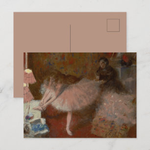 Cartão Postal De Festividades Vintage Victorian Coquette Forain Ballerina