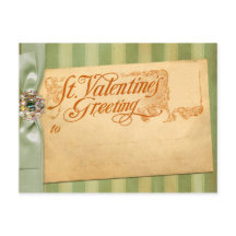 Vintagem Antiquada de Saudação de dia de os namora