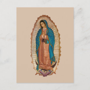 Cartão Postal De Festividades Virgen de Guadalupe