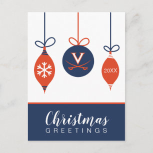 Cartão Postal De Festividades Virginia Cavaliers   Holiday