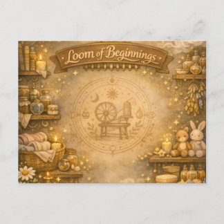 Cartão Postal De Festividades Viveiro do Alquimista
