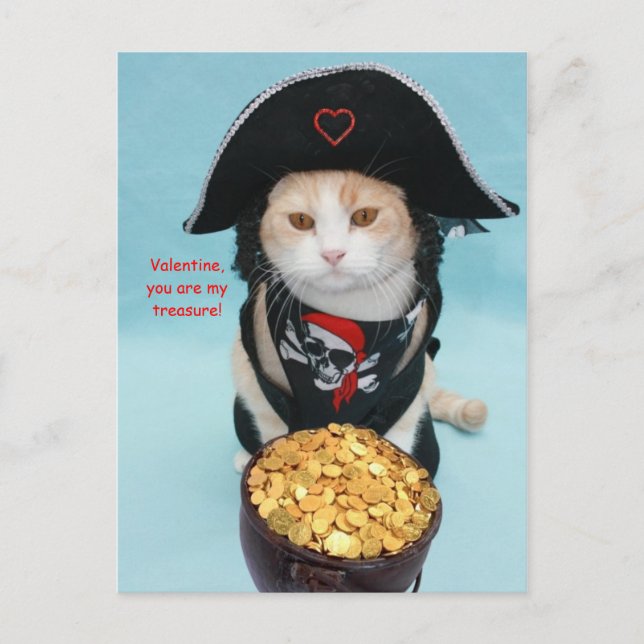 Cartão Postal De Festividades Você é meu tesouro! (Frente)